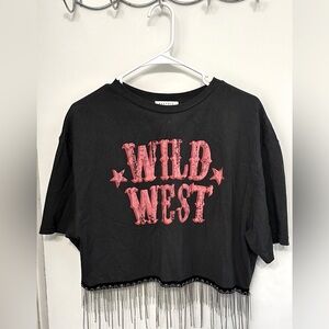 Cute festival or concert crop top